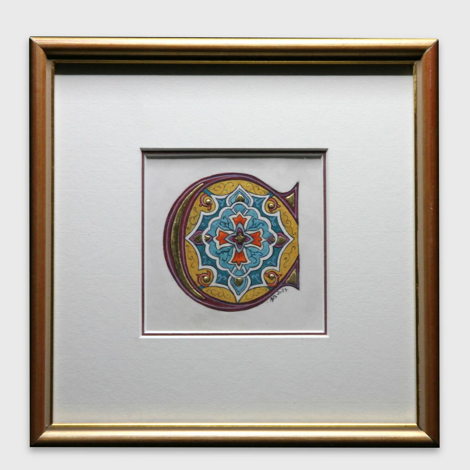 Enluminure lettrine C | EMPREINTES Paris