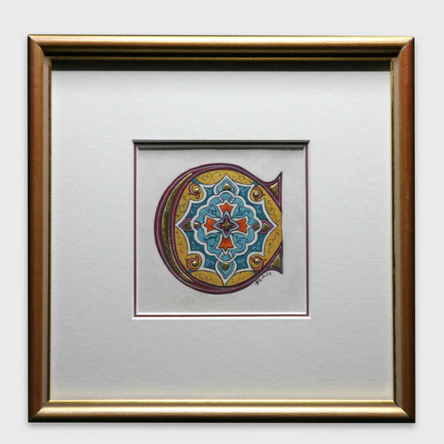 Enluminure lettrine C | EMPREINTES Paris - EMPREINTES Paris