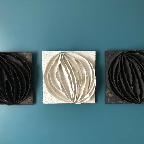 Bas relief tableau grès collection écorce II | EMPREINTES Paris - EMPREINTES Paris