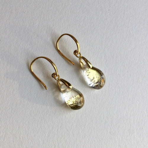 Boucles d'oreilles Perle clair et or | EMPREINTES Paris - EMPREINTES Paris