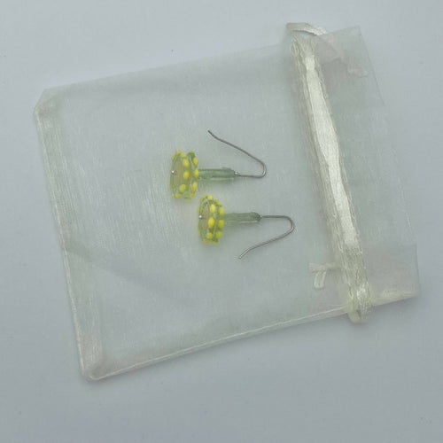 Boucles d'oreilles Parasols jaunes et vertes | EMPREINTES Paris - EMPREINTES Paris