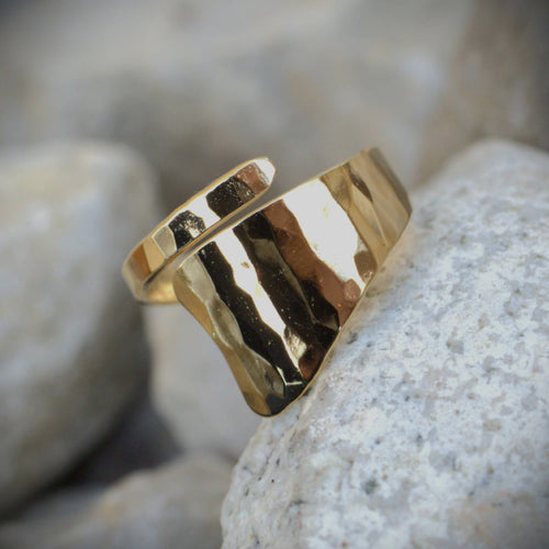 Bague martelée plaqué or | EMPREINTES Paris - EMPREINTES Paris