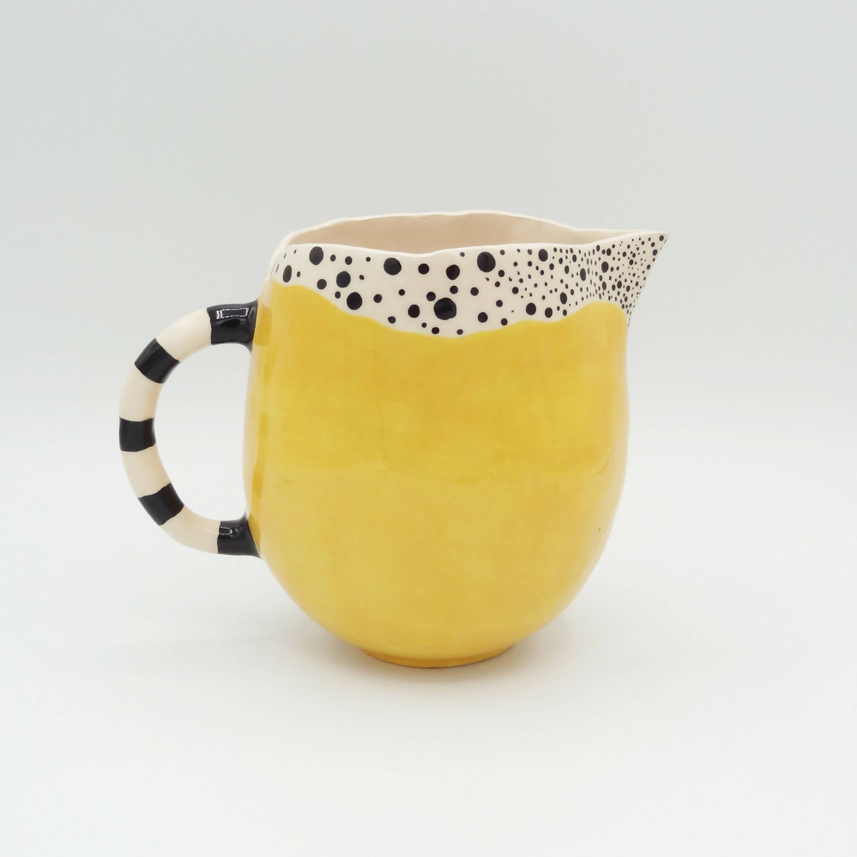 Pichet Les Oiseaux jaune, petit modèle | EMPREINTES Paris