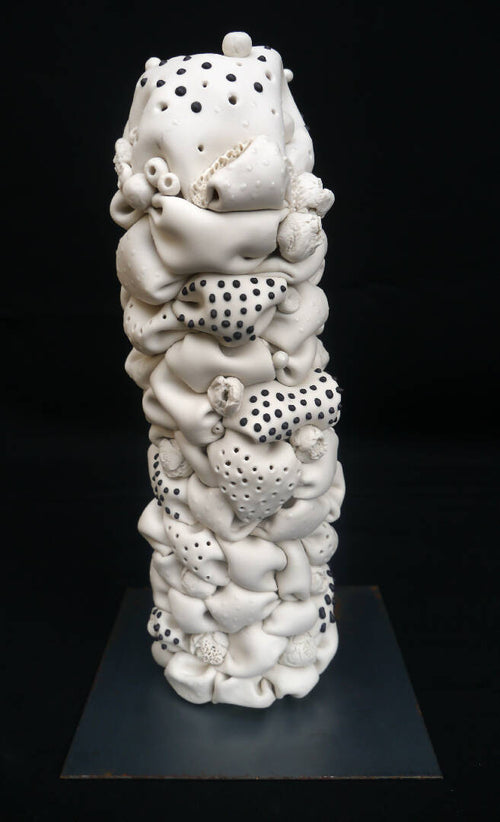 Sculpture Colonne porcelaine - Collection bulles | EMPREINTES Paris - EMPREINTES Paris