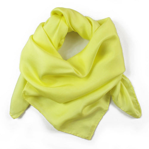 Carré 90 uni jaune poussin | EMPREINTES Paris - EMPREINTES Paris