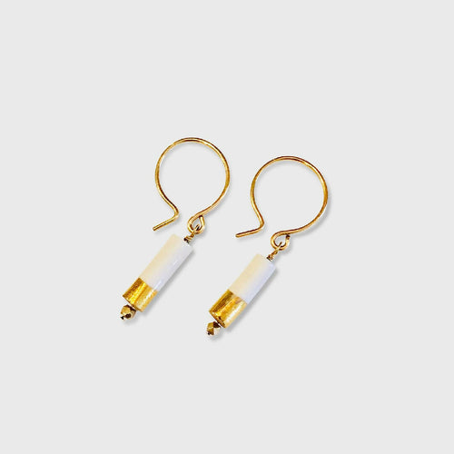 Boucles d'oreilles Gold tube | EMPREINTES Paris - EMPREINTES Paris