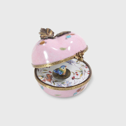 Pomme musicale coccinelle rose et oiseau romantique | EMPREINTES Paris - EMPREINTES Paris