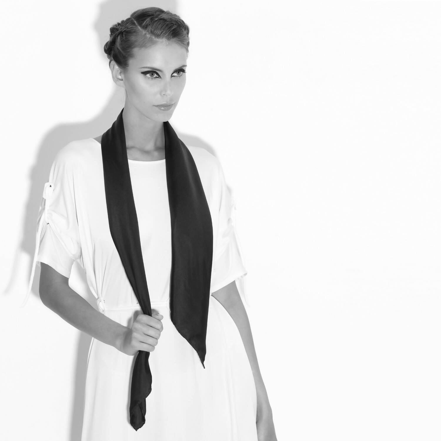 Carré 90 uni gris sombre | EMPREINTES Paris