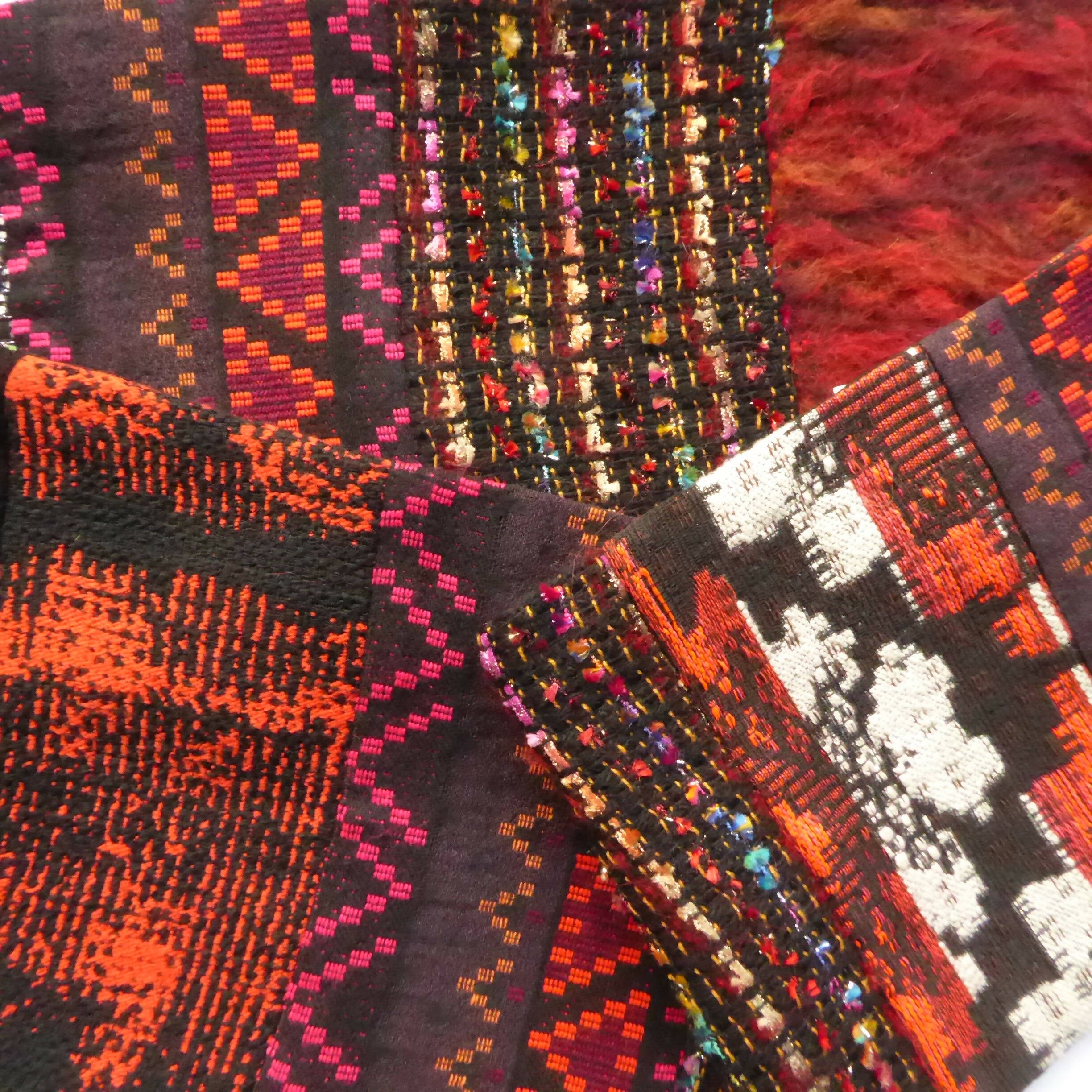 Écharpe hivernale - vermillon | EMPREINTES Paris