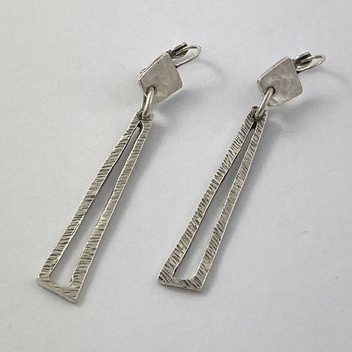 Boucles d’oreilles en étain Argenté 25 | EMPREINTES Paris - EMPREINTES Paris