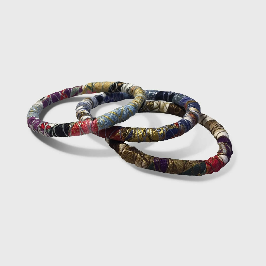 Trio de bracelets textile | EMPREINTES Paris | EMPREINTES Paris