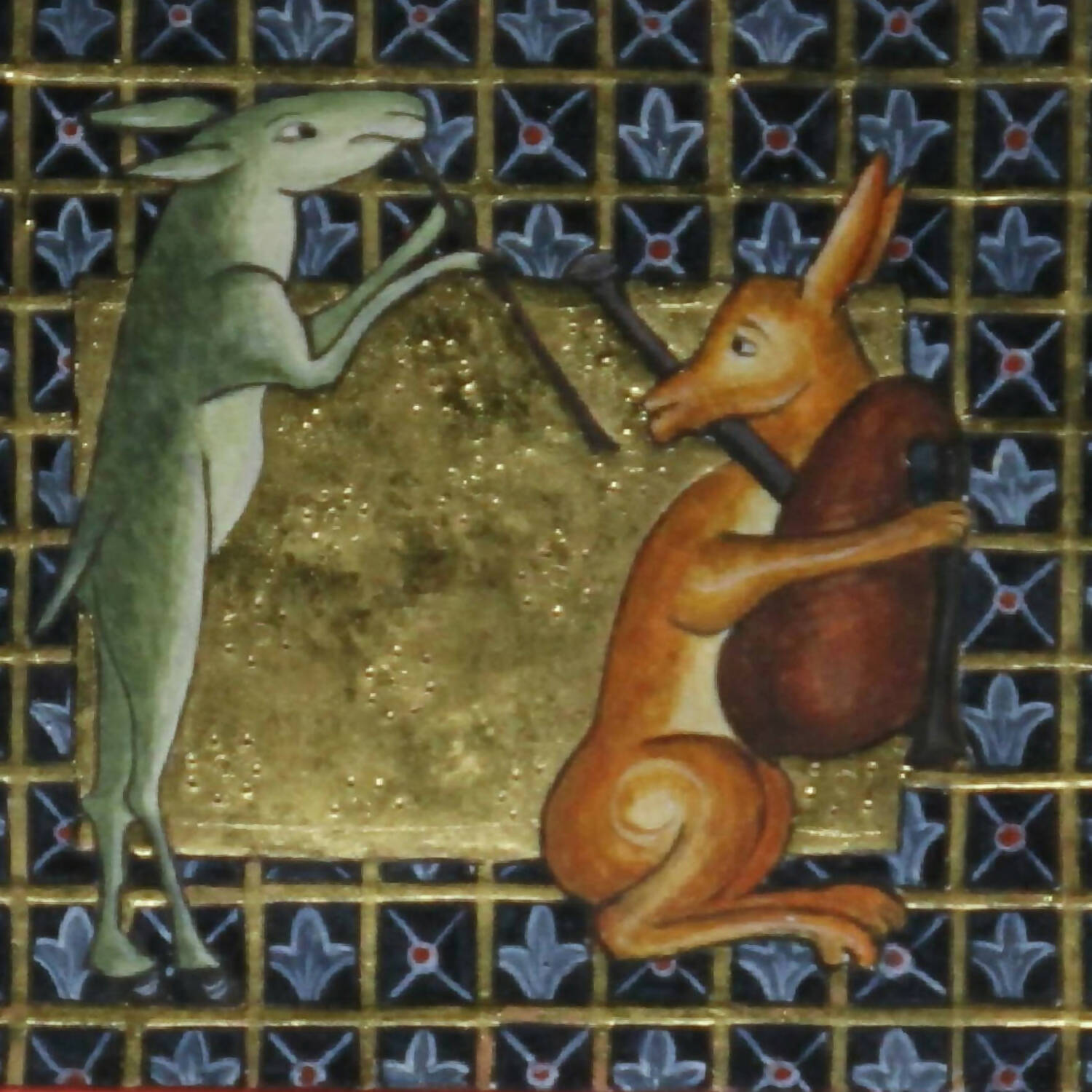 Enluminure les animaux musiciens 2 | EMPREINTES Paris