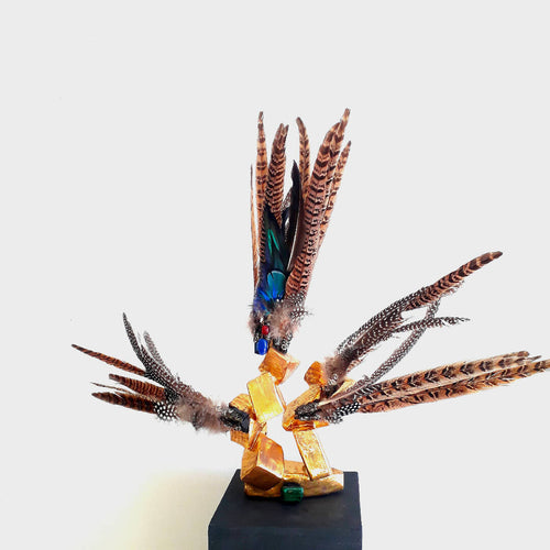 Sculpture OR+PLUMES-URCAGARY | EMPREINTES Paris - EMPREINTES Paris