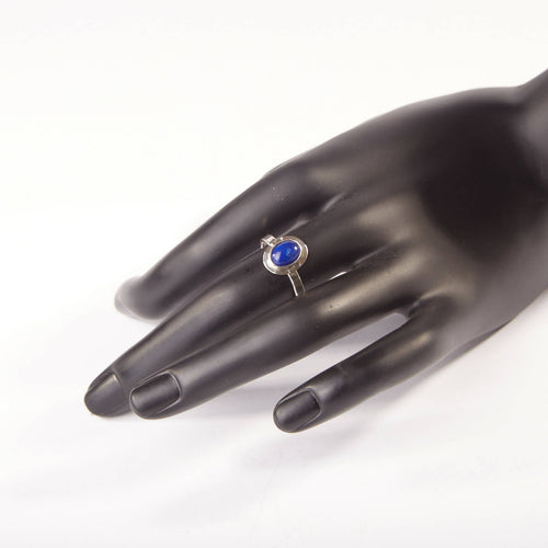Bague CLASSICA en argent avec un Lapis lazuli. | EMPREINTES Paris - EMPREINTES Paris
