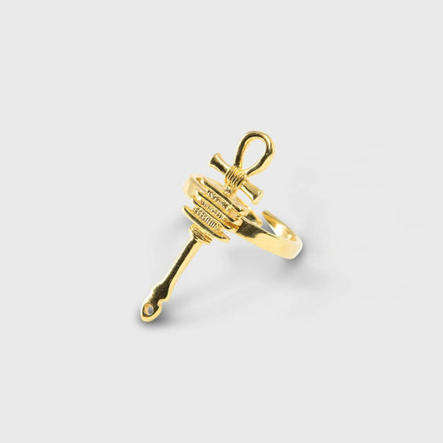 Bague croix de vie de Cléopâtre ancienne plaqué or | EMPREINTES Paris - EMPREINTES Paris