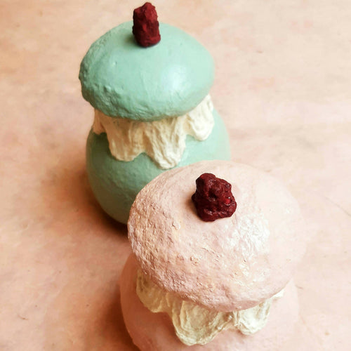 Grand choux à la crème en papier vert | EMPREINTES Paris - EMPREINTES Paris