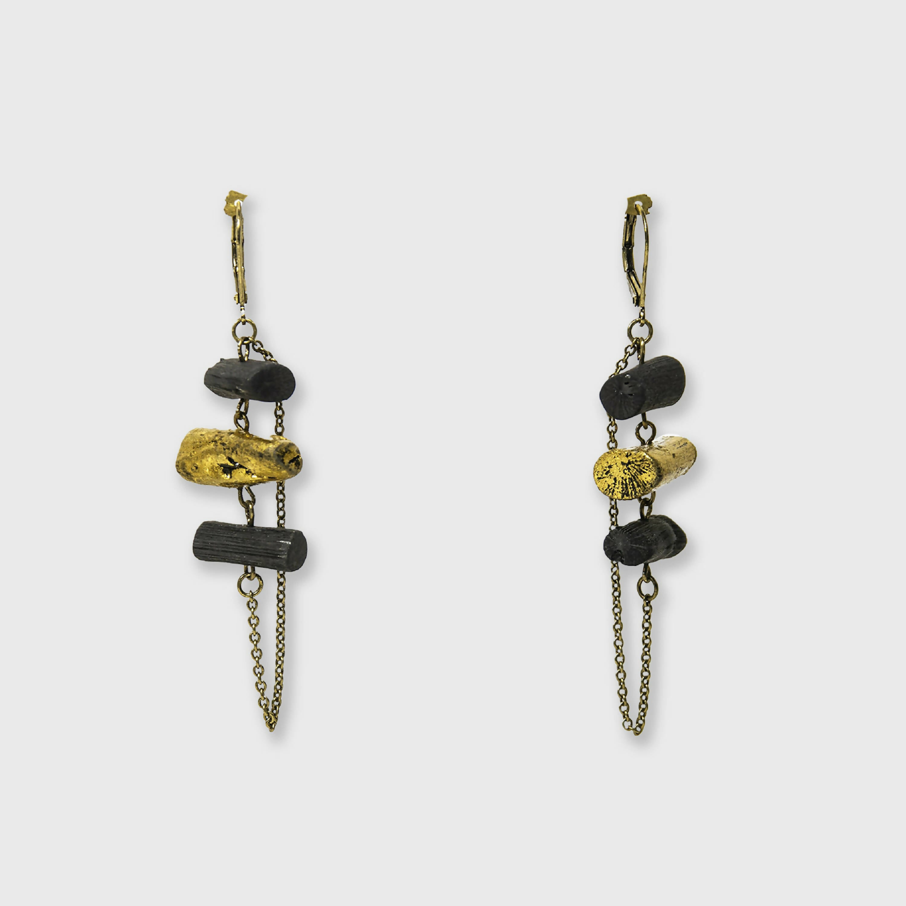 Boucles d’oreilles YAYOI-TSUBUTSUBU-KIN | EMPREINTES Paris