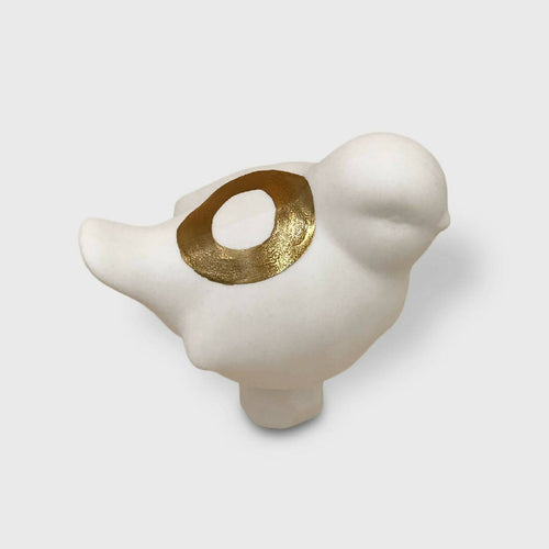 Oiseau porcelaine et Or - Motif rond | EMPREINTES Paris - EMPREINTES Paris