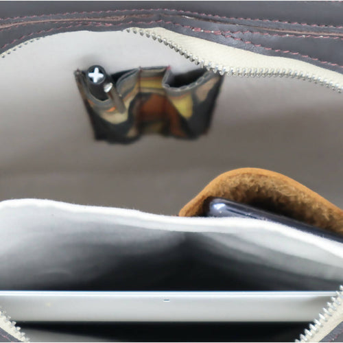 Sac Bandoulière Aubergine | EMPREINTES Paris - EMPREINTES Paris