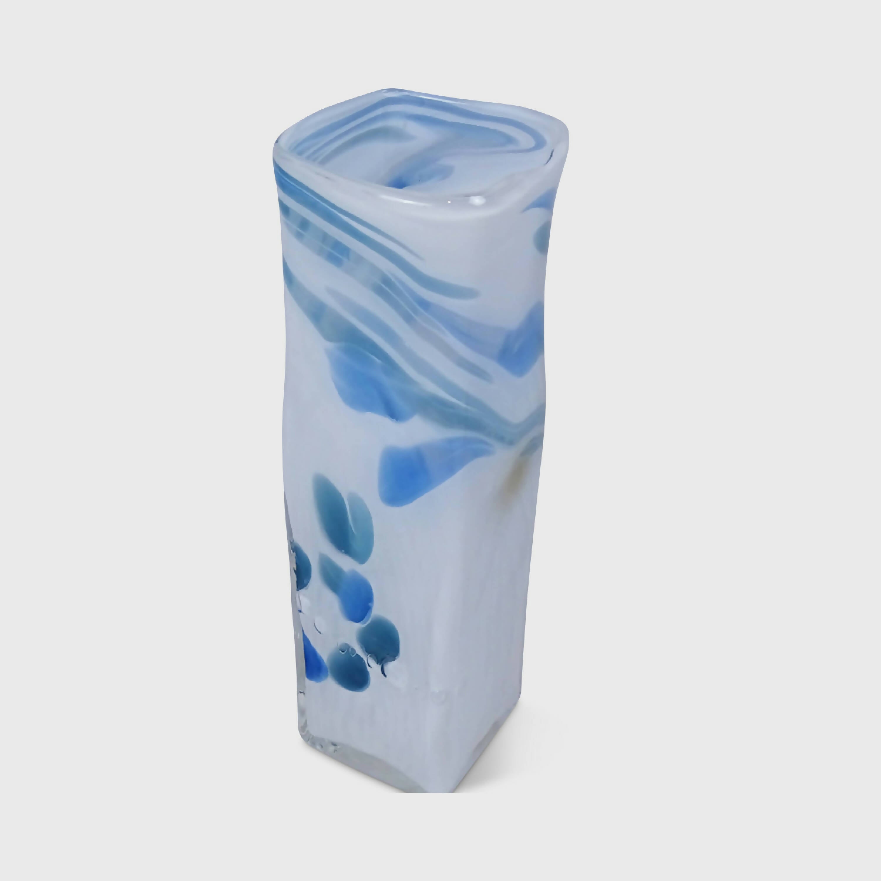Vase carré bleu | EMPREINTES Paris