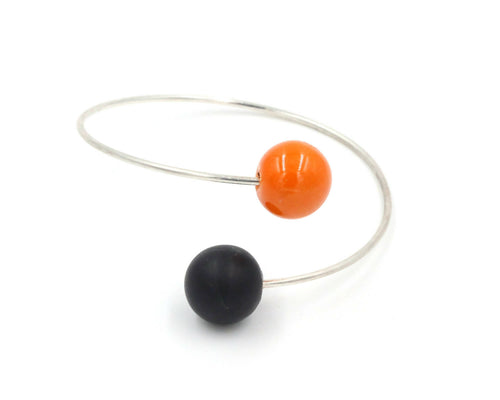 Bracelet Perle Duo réglable coloré en céramique | EMPREINTES Paris - EMPREINTES Paris