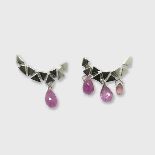 Puces Saphirs roses | EMPREINTES Paris - EMPREINTES Paris