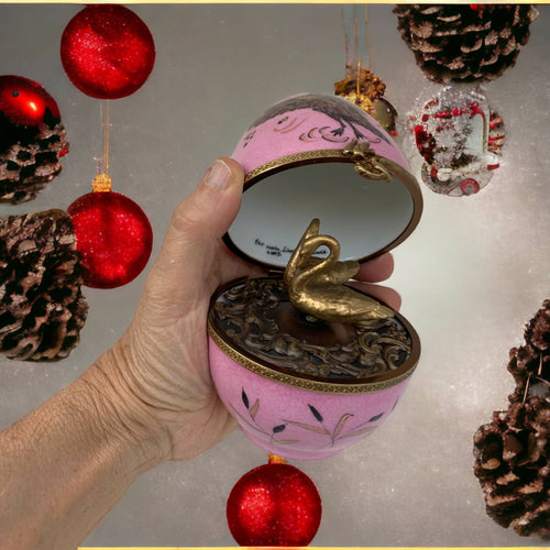 Oeuf musical rose cygne | EMPREINTES Paris - EMPREINTES Paris