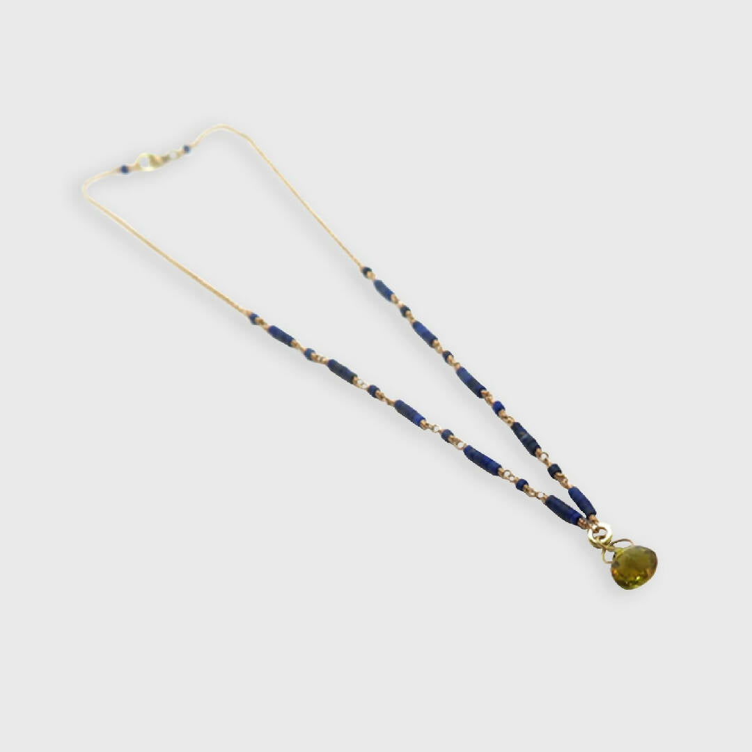 Collier chaîne de Lapis-lazuli | EMPREINTES Paris