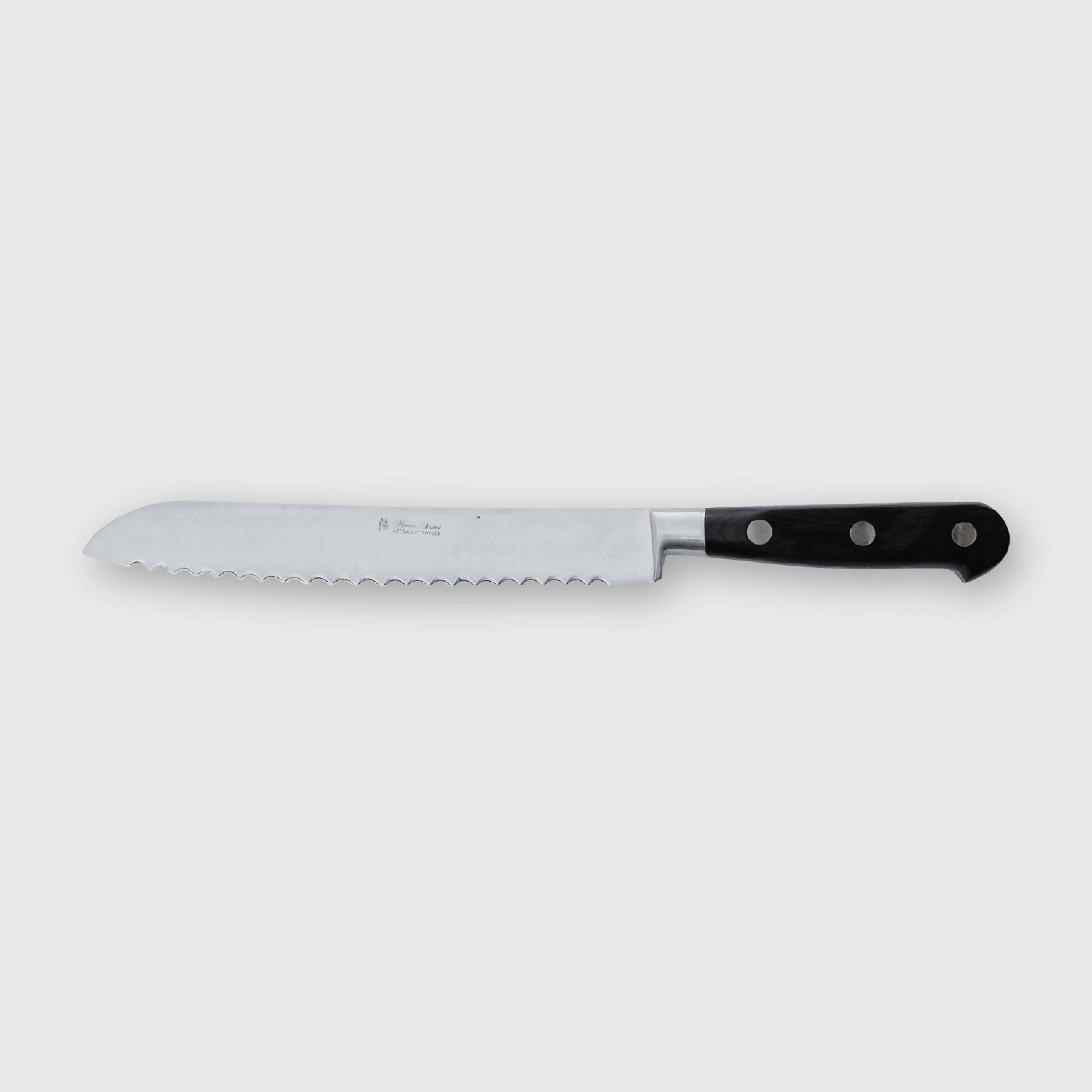 Couteau à pain forgé 20 cm en bois de bouleau teinté | EMPREINTES Paris | EMPREINTES Paris