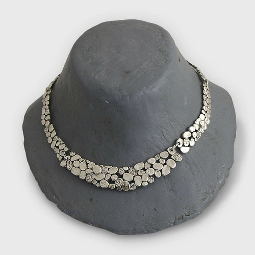 Collier réglable en étain argenté 6 | EMPREINTES Paris - EMPREINTES Paris