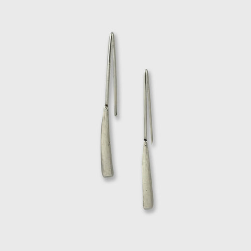 Boucles d’oreilles en étain argenté 1 | EMPREINTES Paris - EMPREINTES Paris