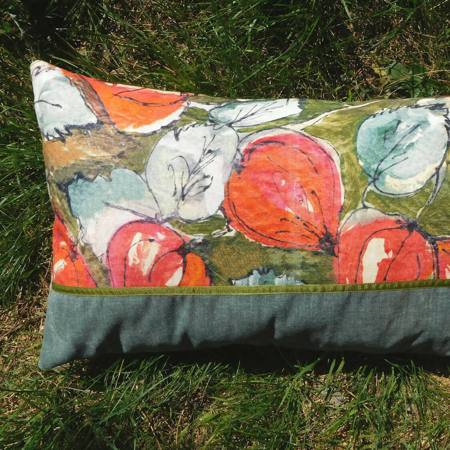 Coussin Lulli grand modèle bicolore | EMPREINTES Paris