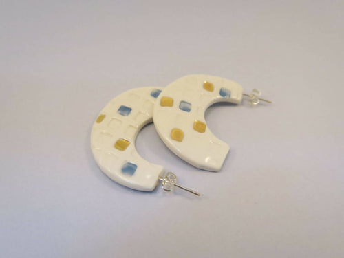 Créoles collection Pixels | EMPREINTES Paris - EMPREINTES Paris