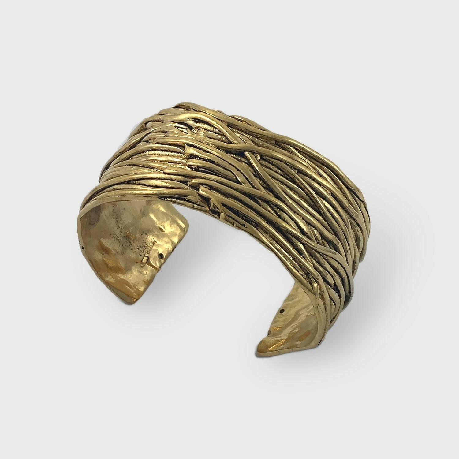 Bracelet en étain doré 8 | EMPREINTES Paris