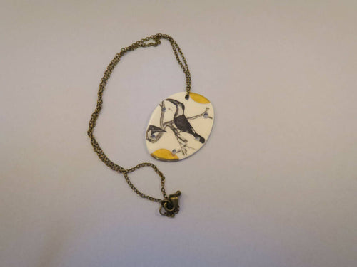 Pendentif Toucan, collection Histoire naturelle | EMPREINTES Paris - EMPREINTES Paris