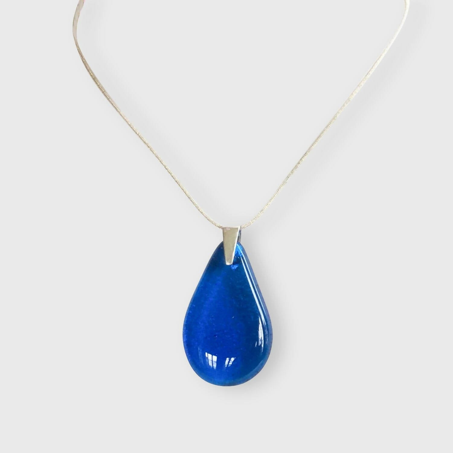 Pendentif GOUTTE bleu roi | EMPREINTES Paris