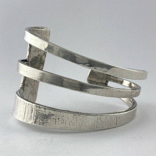 Bracelet en étain argenté 6 | EMPREINTES Paris - EMPREINTES Paris