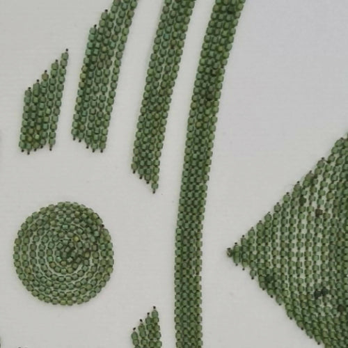 Tableau brodé Poisson zèbre | EMPREINTES Paris - EMPREINTES Paris