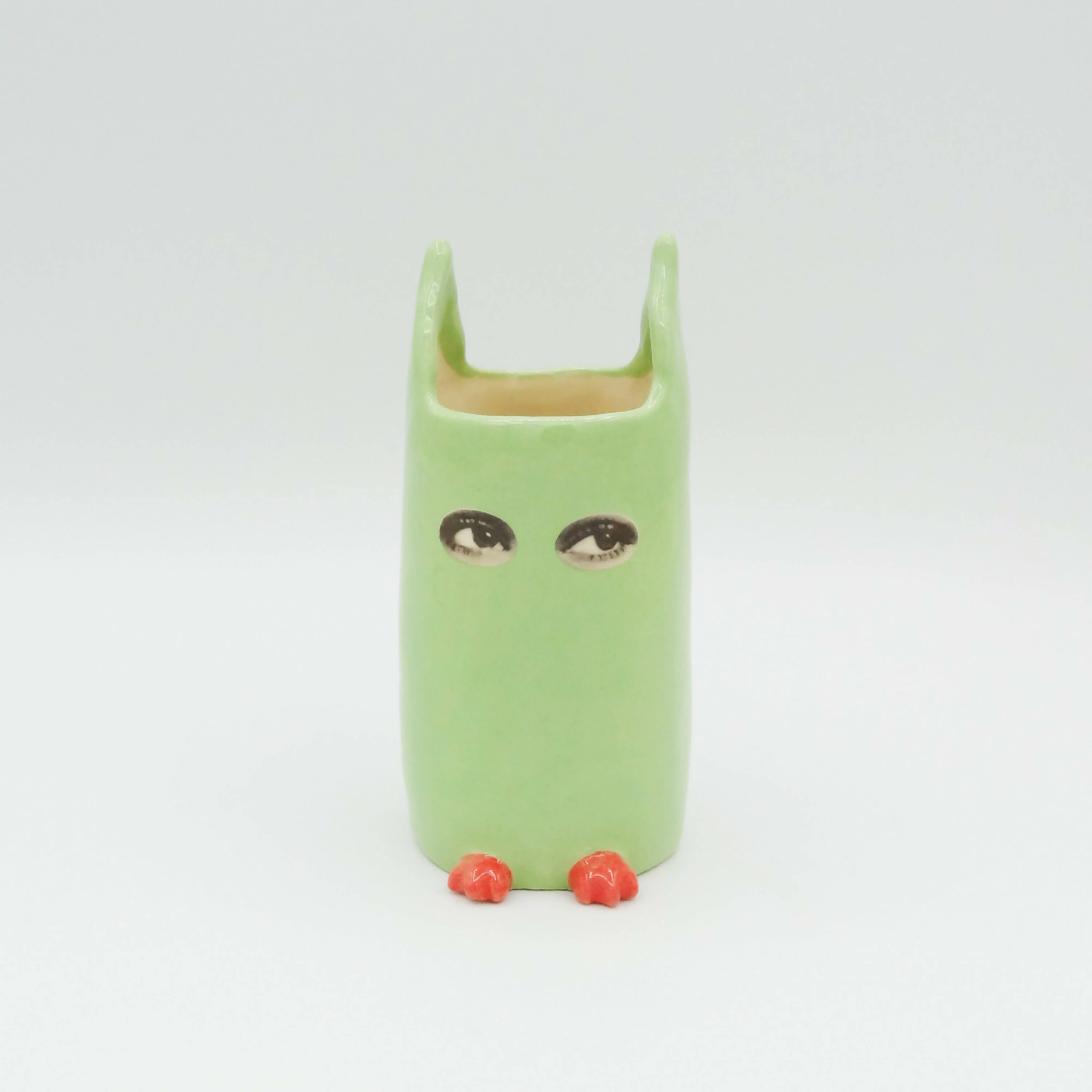 Vase Espionne vert, petit modèle | EMPREINTES Paris