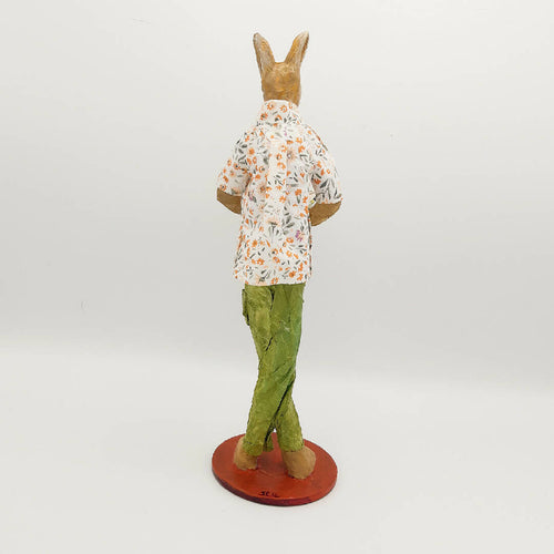 Sculpture en papier Gary le kangourou voyageur | EMPREINTES Paris - EMPREINTES Paris