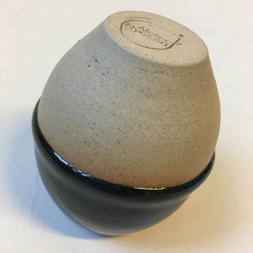 Petit Vase Noir-Oribe n°1 en grès | EMPREINTES Paris - EMPREINTES Paris