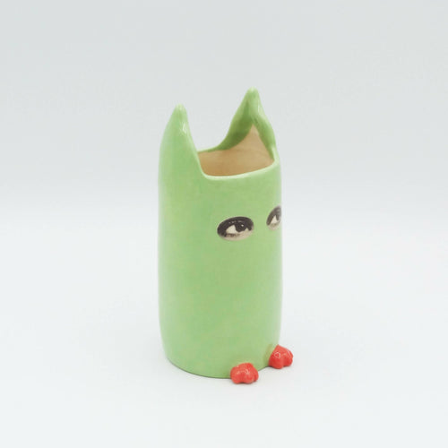 Vase Espionne vert, petit modèle | EMPREINTES Paris - EMPREINTES Paris