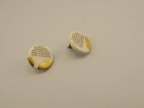 Boucles d'oreilles puces Histoire naturelle | EMPREINTES Paris - EMPREINTES Paris