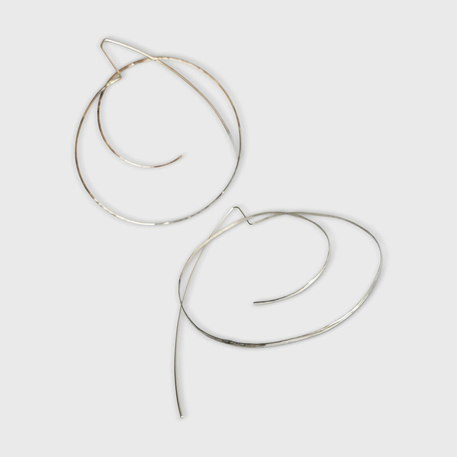 Créoles sur le fil Argent | EMPREINTES Paris