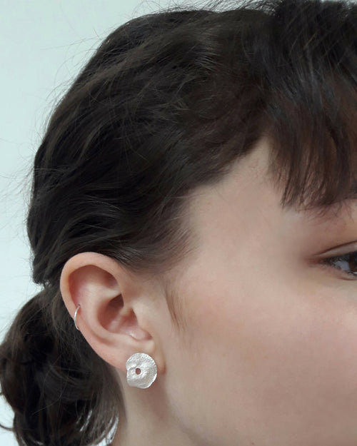 Boucles d'oreilles Feuilles en argent 925 | EMPREINTES Paris - EMPREINTES Paris