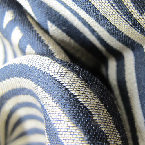 Écharpe maxi Laine Soie Noir Camel CINÉTIQUE | EMPREINTES Paris - EMPREINTES Paris