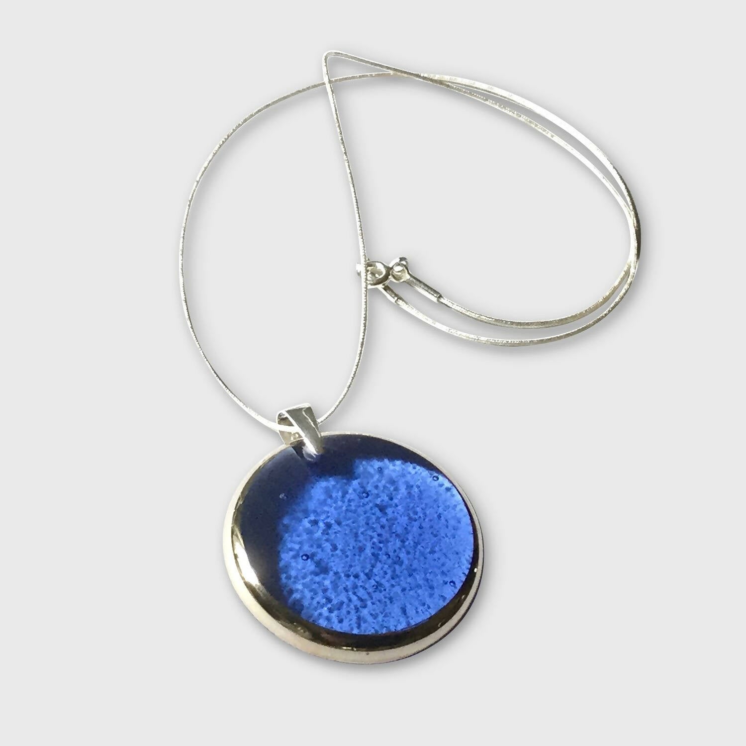 Pendentif PLEINE LUNE bleu ciel | EMPREINTES Paris