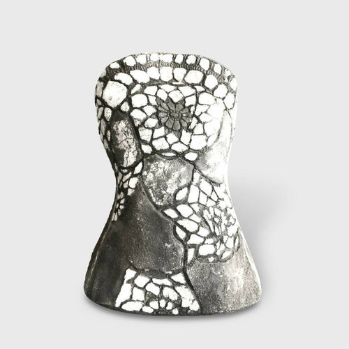 Sculpture raku Corset | EMPREINTES Paris - EMPREINTES Paris