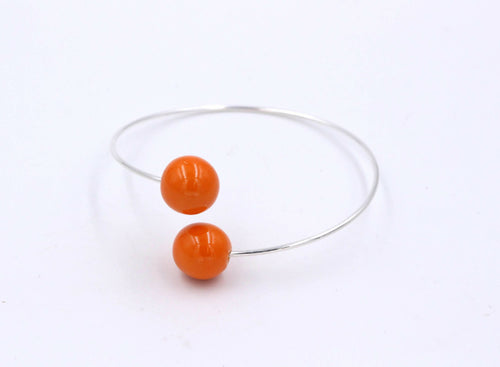 Bracelet Perle Duo réglable coloré en céramique | EMPREINTES Paris - EMPREINTES Paris