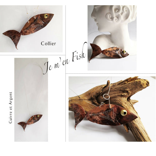 Collier Je m'en Fish | EMPREINTES Paris - EMPREINTES Paris